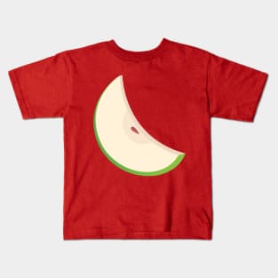 Apple Slice Icon Colour Kids T-Shirt